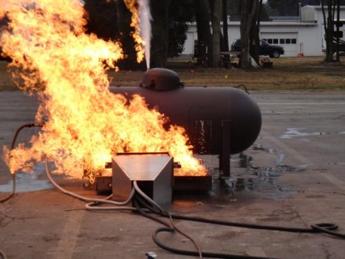 Propane Tank Fire Trainer